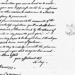[Document, 1777 June 27]