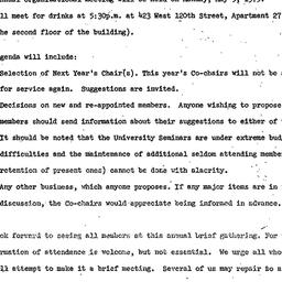 Announcements, 1975-05-05. ...
