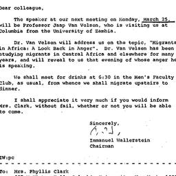 Announcements, 1968-03-14. ...