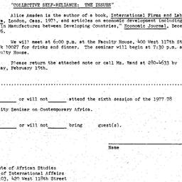 Announcements, 1978-02-16. ...