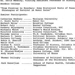 Minutes, 1985-01-22. Studie...