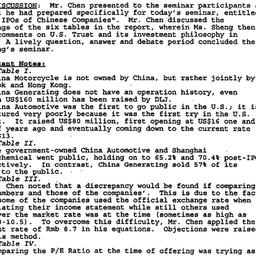 Minutes, 1994-03-23. China:...