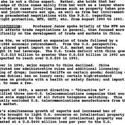 Minutes, 1993-12-16. China:...