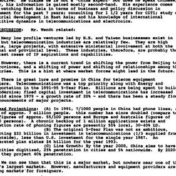 Minutes, 1993-11-11. China:...