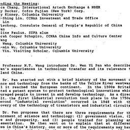Minutes, 1993-04-14. China:...