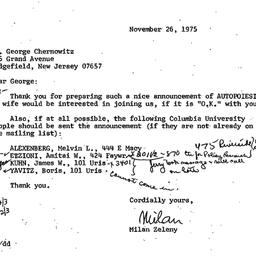 Correspondence, 1975-11-26....