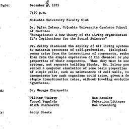 Minutes, 1975-12-08. Mathem...
