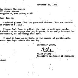 Correspondence, 1975-11-21....