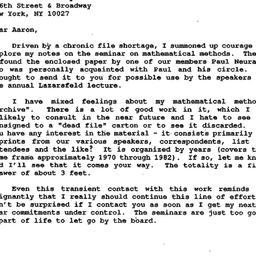 Correspondence, 1990-07-31....