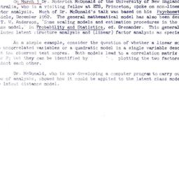 Minutes, 1964-03-03. Mathem...