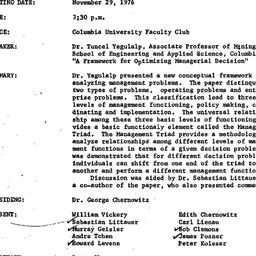 Minutes, 1976-11-29. Mathem...