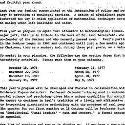 Announcements, 1976-09-23. ...