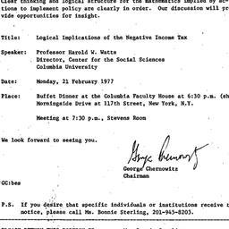 Announcements, 1977-02-14. ...