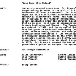 Minutes, 1977-04-18. Mathem...