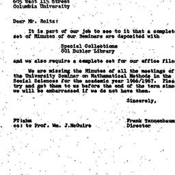 Correspondence, 1967-05-12....