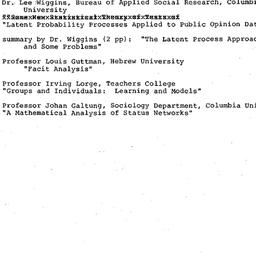 Schedules, Mathematical Met...