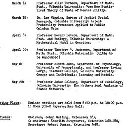 Announcements, 1959-02-25. ...