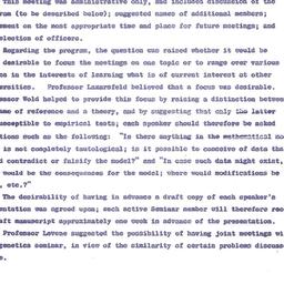 Minutes, 1958-10-14. Mathem...