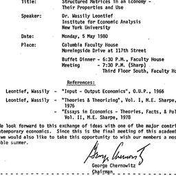 Announcements, 1980-04-09. ...