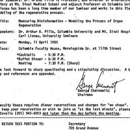 Announcements, 1983-03-24. ...