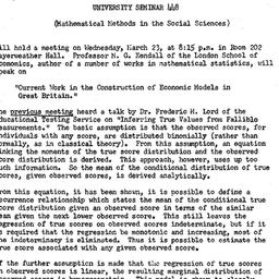Minutes, 1960-03-09. Mathem...
