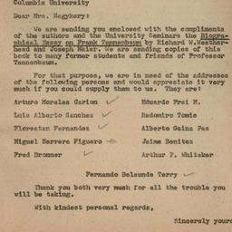 Correspondence, 1974-05-06....