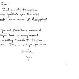 Correspondence, 1974-05-21....