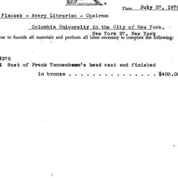 Correspondence, 1971-07-27....