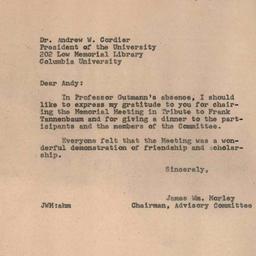 Correspondence, 1970-01-09....