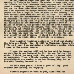 Correspondence, 1969-11-26....