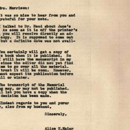 Correspondence, 1970-02-11....