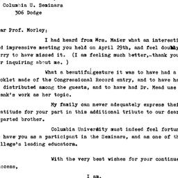 Correspondence, 1970-05-12....