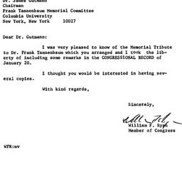 Correspondence, 1970-01-21....