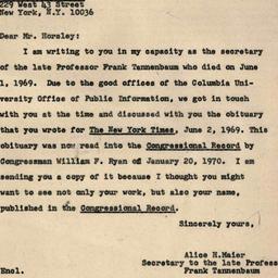 Correspondence, 1970-02-17....