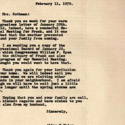 Correspondence, 1970-02-11....