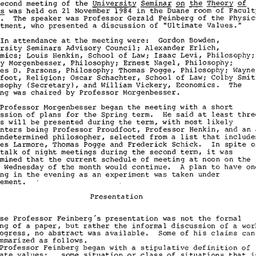 Minutes, 1984-11-21. The Th...