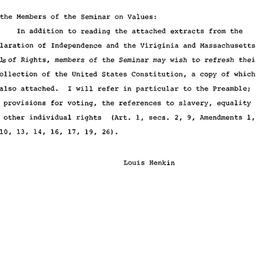 Speaker's paper, 1985-0...