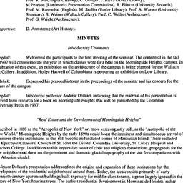 Minutes, 1996-02-29. The Mo...
