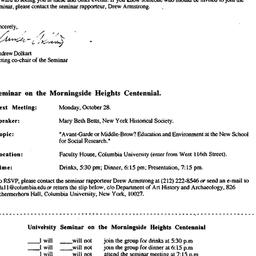 Announcements, 1996-10-28. ...