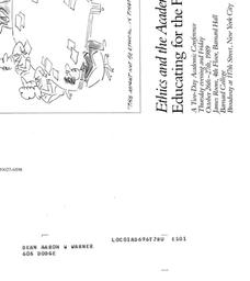 Announcements, 1989-10-26. ...