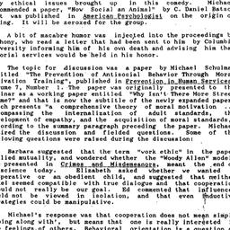 Minutes, 1990-04-03. Ethics...