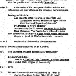 Announcements, 1991-06-06. ...