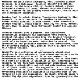 Minutes, 1994-04-05. Ethics...