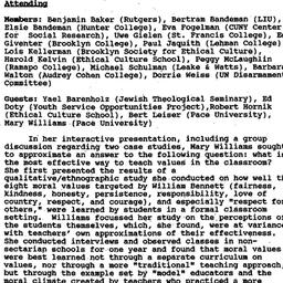 Minutes, 1994-05-03. Ethics...