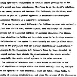 Speaker's paper, 1984-0...