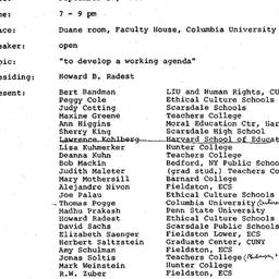 Minutes, 1983-09-27. Ethics...