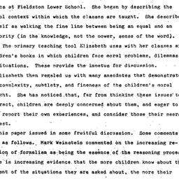 Minutes, 1986-11-25. Ethics...