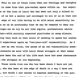 Speaker's paper, 1987-0...