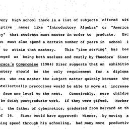 Speaker's paper, 1987-0...