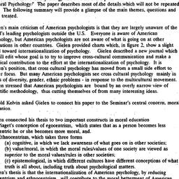 Minutes, 1994-11-01. Ethics...